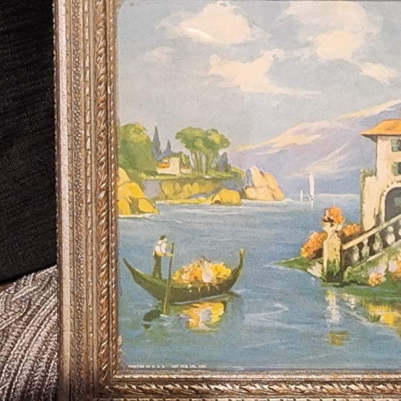 Vintage Jewelry Box with Picture Print - Picture 6 of 12